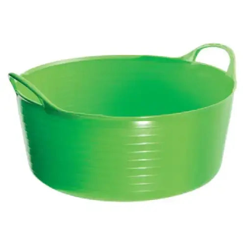 Perry Equestrian Flexi-Fill Shallow Flexible Tubs/Trugs 15 Litre (4 Gallon) Green Buckets & Bowls