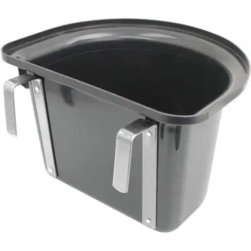 Perry Equestrian Hook Over Portable Manger 12 Litre Black Feed Mangers