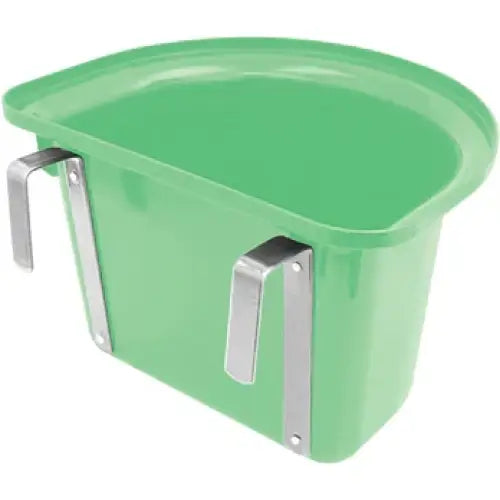 Perry Equestrian Hook Over Portable Manger 12 Litre Green Feed Mangers