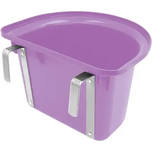 Perry Equestrian Hook Over Portable Manger 12 Litre Purple Feed Mangers