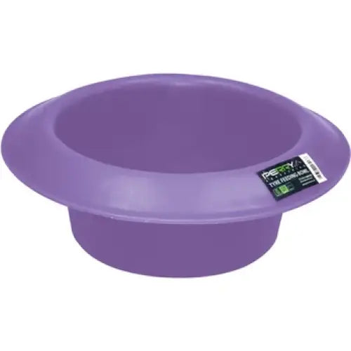 Perry Equestrian Round Tyre Feeder 15 Litre No.7123 Purple Feed Mangers