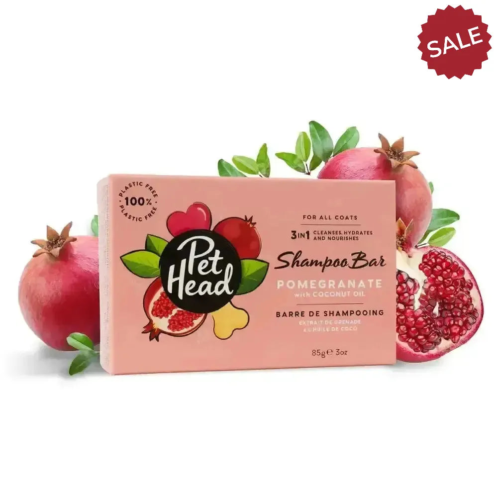 Pet Head Pomegranate Shampoo Bar 85g Small Pet