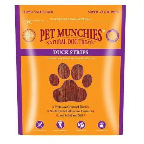 Pet Munchies Dog Treat Dck Strips 3x320g unallocated