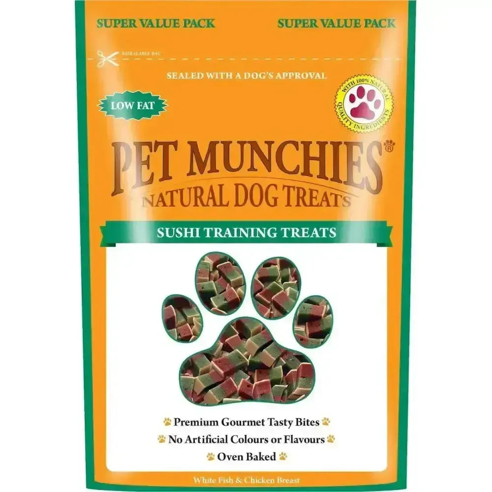 Pet Munchies Training Treats Sushi Single Pouch 50g Dog Treats