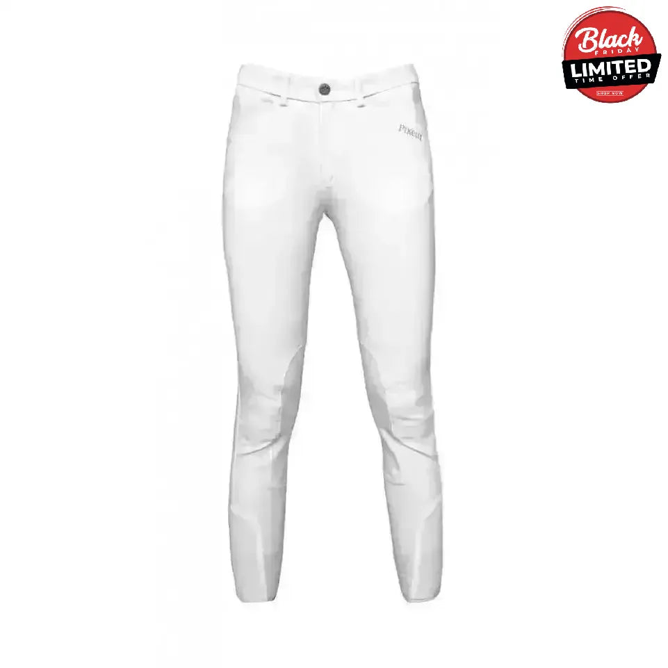 Pikeur Brooklyn Grip Kid's White Competition Breeches German 110 / Age 5 Breeches