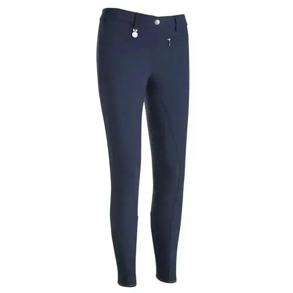 Pikeur Lucinda Grip Winter Fleece Lined Softshell Full Seat Ladies Breeches Navy GB 32 waist Breeches