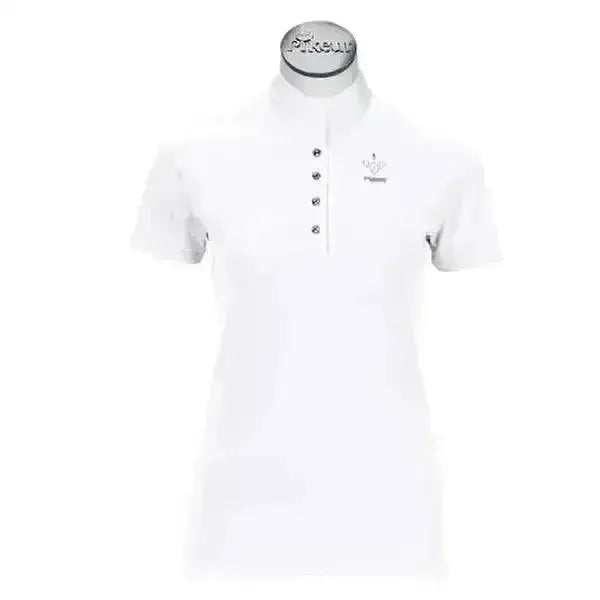 Pikeur Show Shirt Half Sleeve White White German 36 / Ladies 8 / 32" Bust Show Shirts