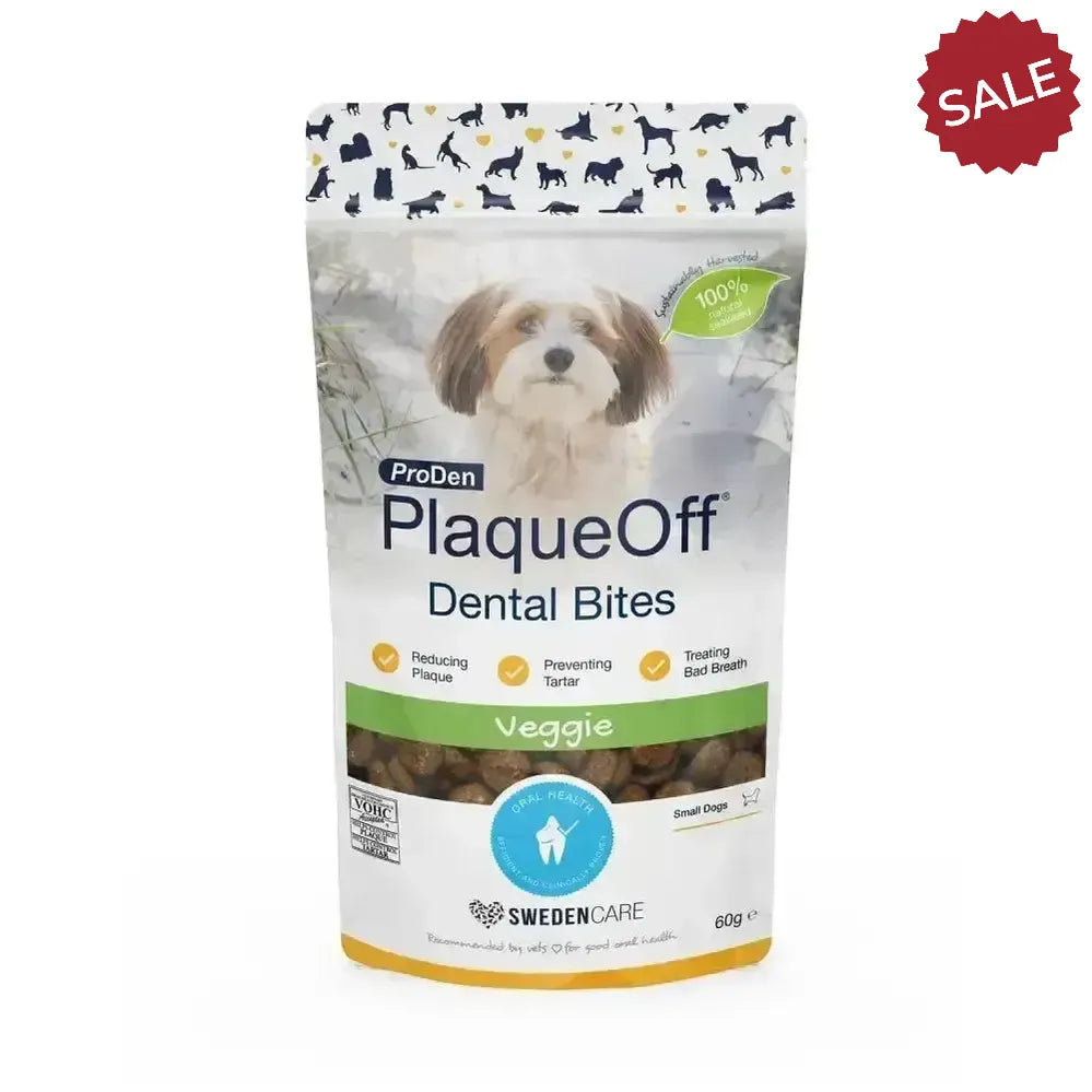 Plaqueoff Dental Bites Veggie Dog 60g Dog Treats