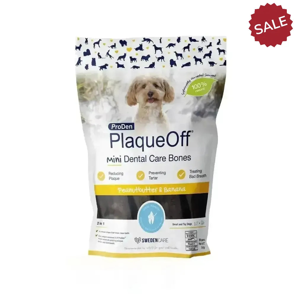 Plaqueoff Mini Dental Care Bones 20 BONES Dog Treats