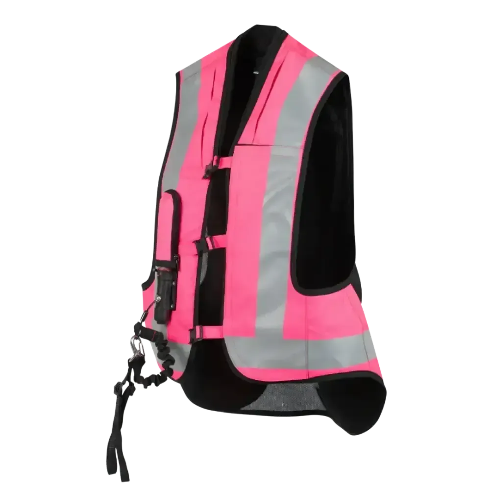 Point Two ProAir High Viz Pink Equestrian Air Vests Hi Viz Pink Small Equestrian Air Vests