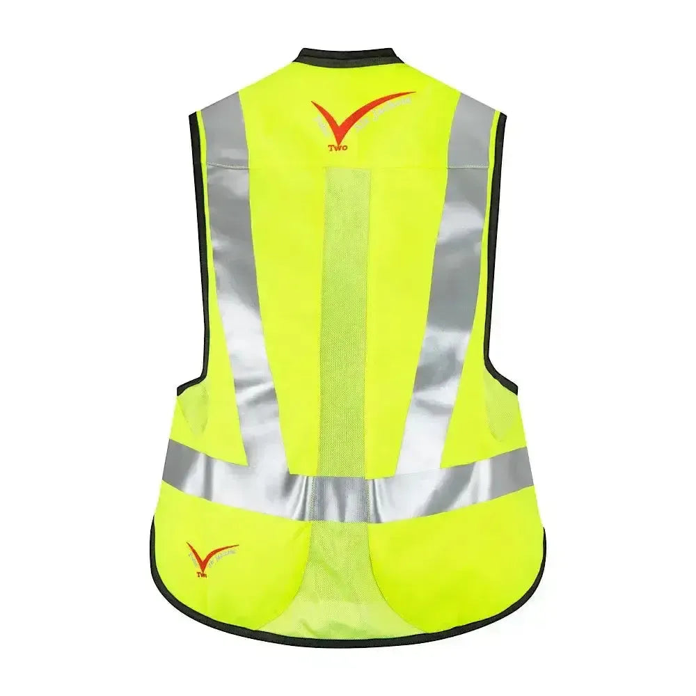 Point Two ProAir High Viz Yellow Equestrian Air Vests Hi Viz Yellow Small Equestrian Air Vests