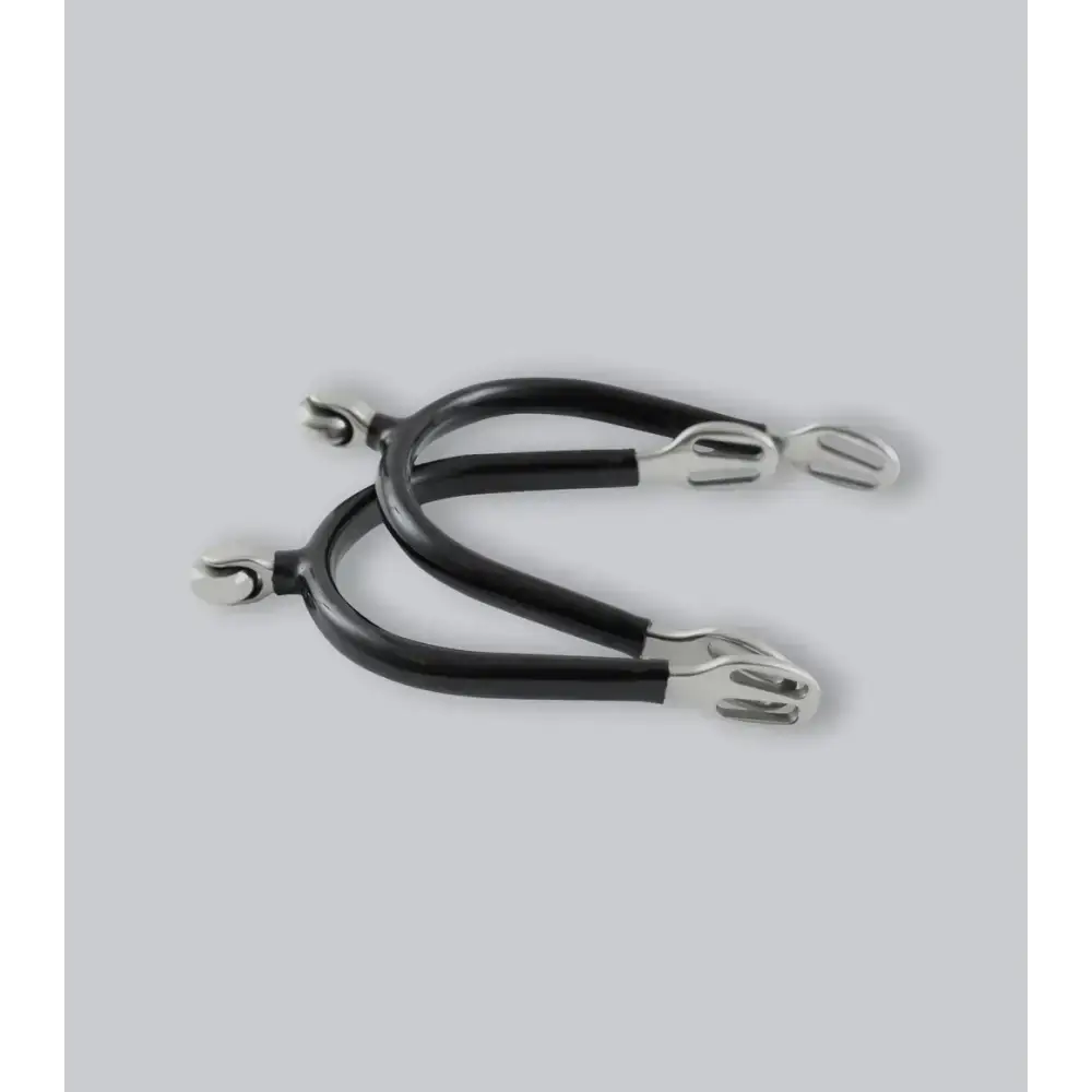 Premier Equine Rubber Covered Roller Spurs Spurs