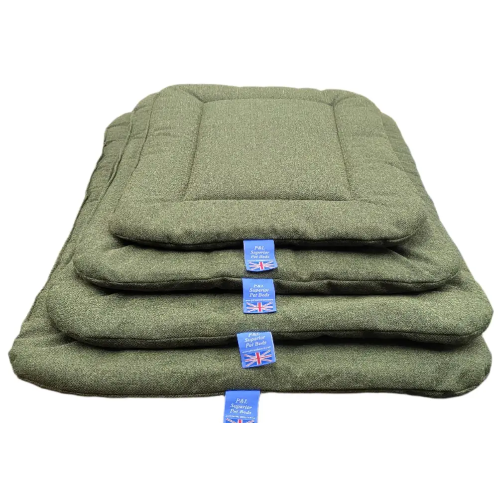 Premium Orkney Tweed Rectangular Pads By P&L Country Dog Beds