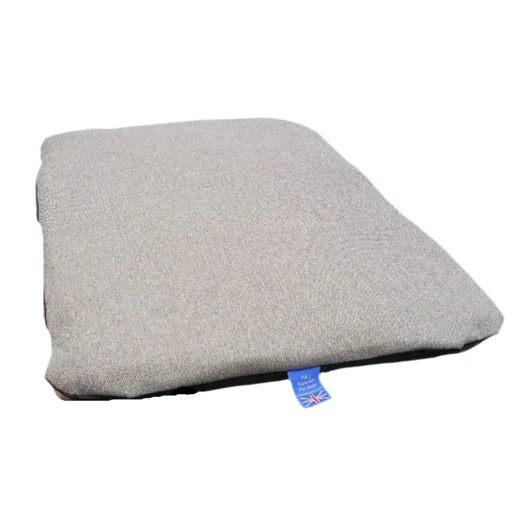 Premium Orkney Tweed Removable Cover Duvet Gray Small Dog Beds