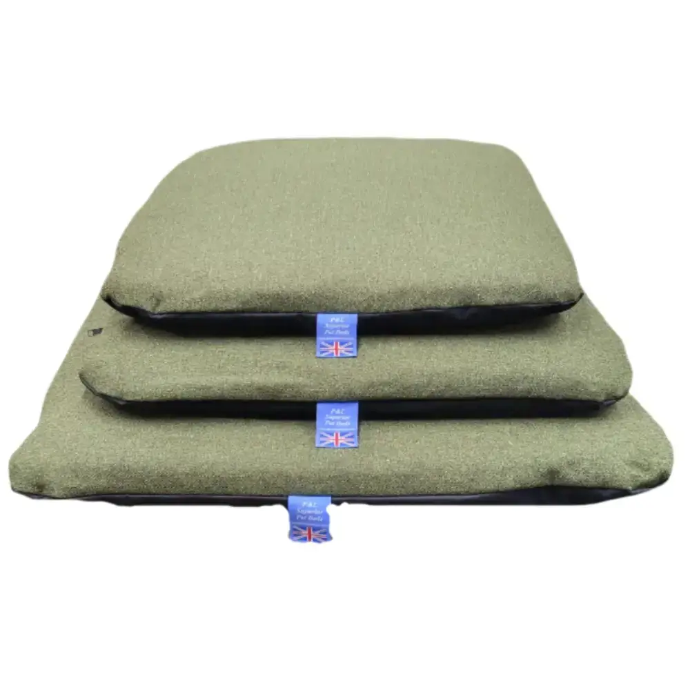 Premium Orkney Tweed Removable Cover Duvet Gray Small Dog Beds
