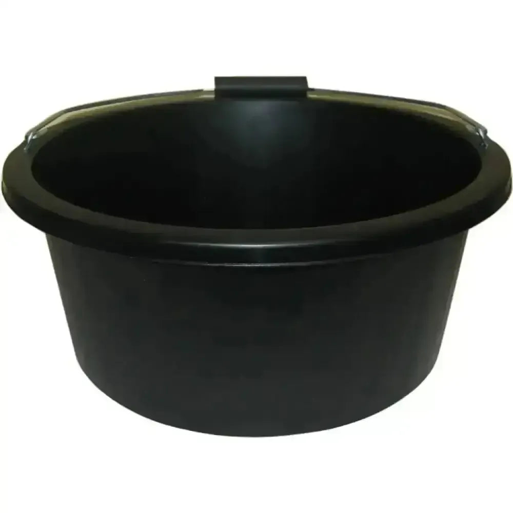 ProStable Shallow Bucket - 3 gallon Black Buckets & Bowls