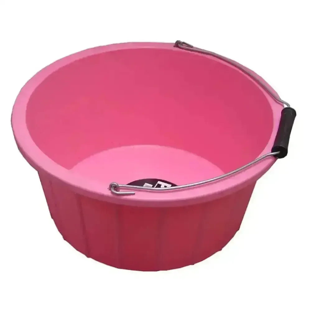 ProStable Shallow Bucket - 3 gallon Pink Buckets & Bowls