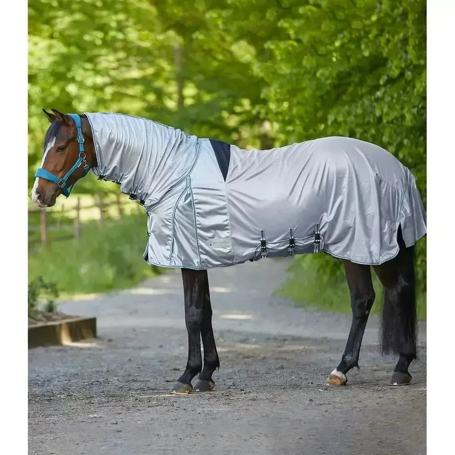 Protect Eczema Fly Rug Silver Grey 115cm/5'3" Fly Rugs
