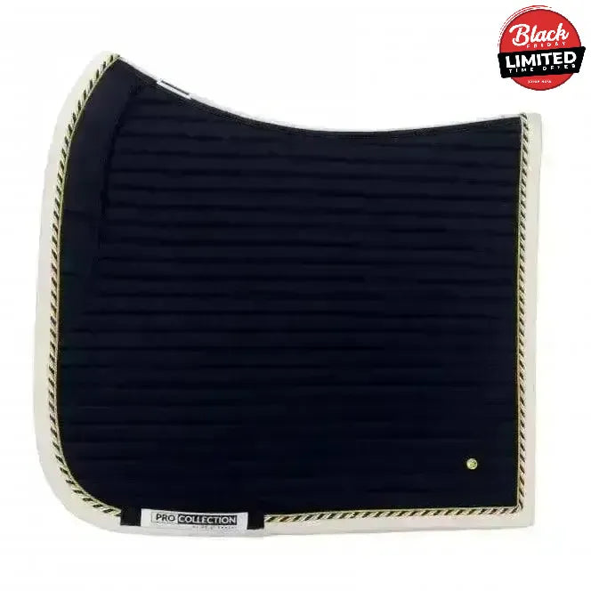 PS of Sweden Dressage Saddle Pads Navy/White Cob Dressage Saddle Pads