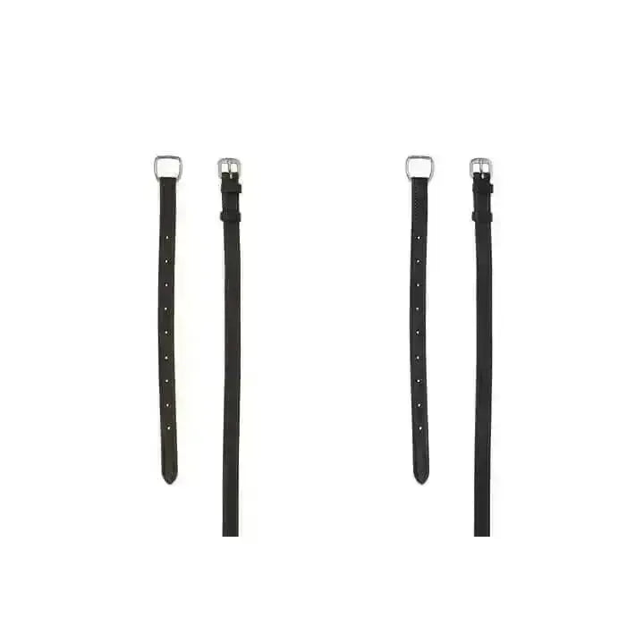 PS of Sweden Throatlatches Dark Stitches Brown Cob / 2 Bridle Accessories