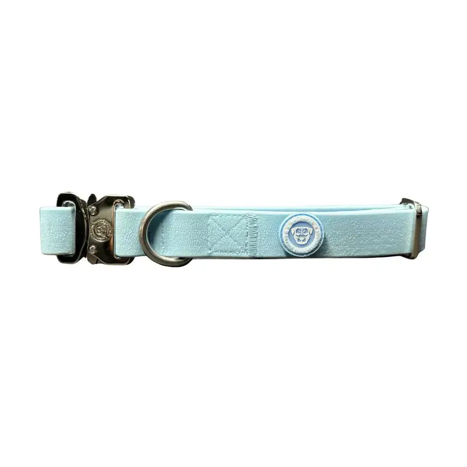 Puppy PVC BTactical™ Collar | Pastel Blue Xsmall Dog Collar