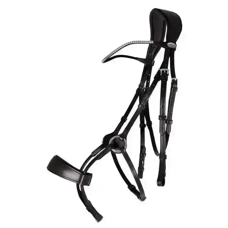 QHP Sedna Anatomical Leather Bridles Havana Cob Bridles