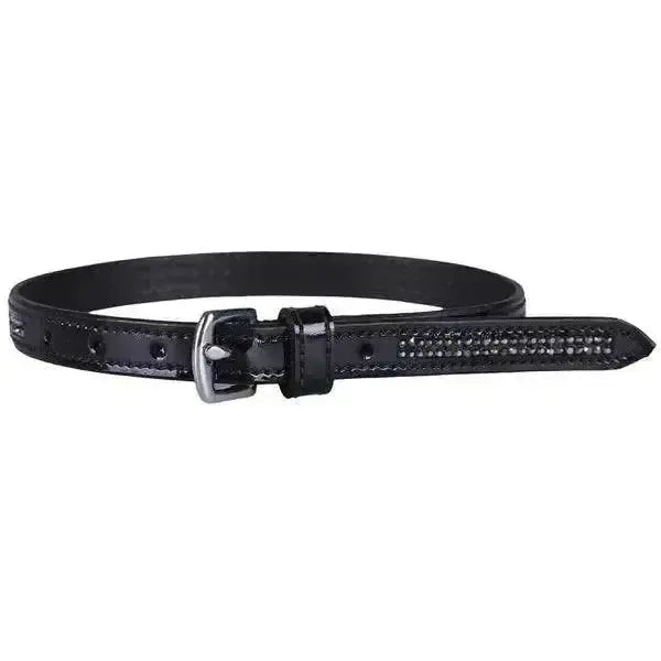 QHP Spur Straps Las Vegas Junior Black /grey Spurs