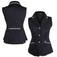 QHP Vest Coco Aduls Riding Dressage Waistcoat Estate Blue Ladies 10 (38) Riding Gilets