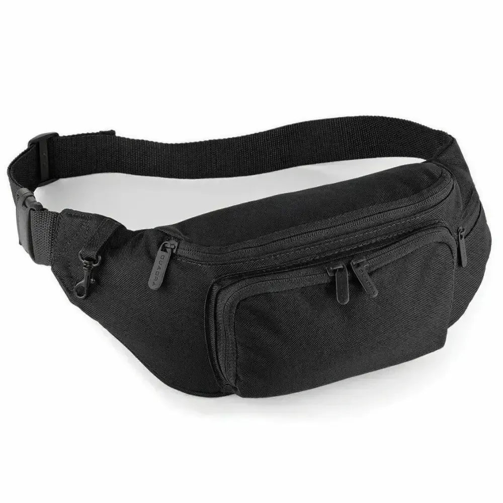 Quadra Belt Bag Bum Bag Money Waist Pack Black Gifts