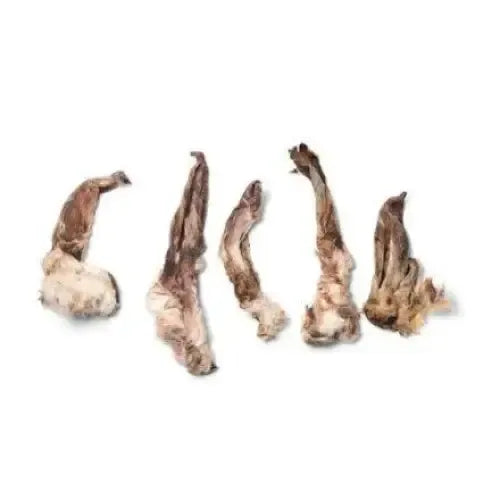 Rabbit Ears With Hair - 5 pieces Dog Treats