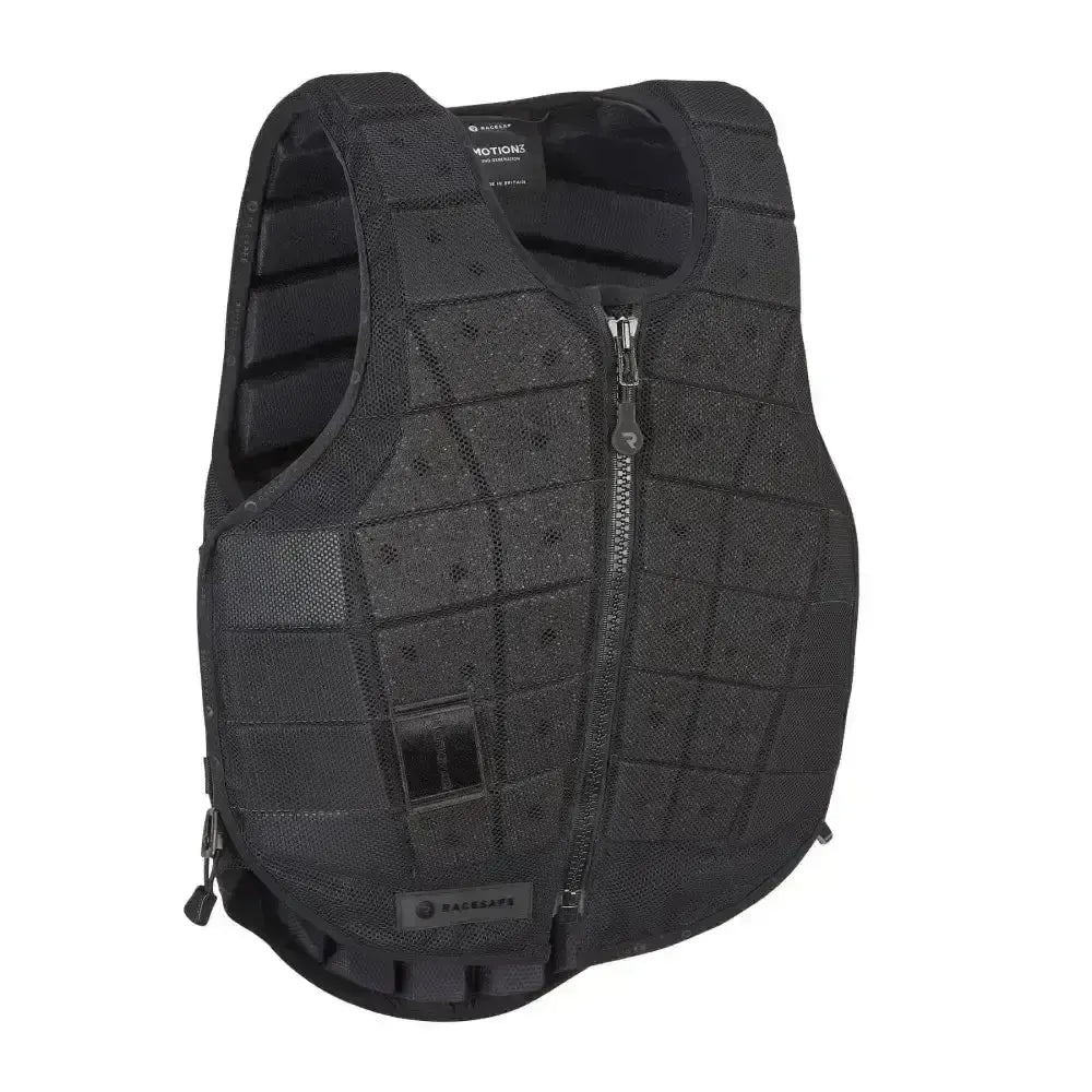 Racesafe Motion3 Adult Body Protector Black X Small Short Body Protectors