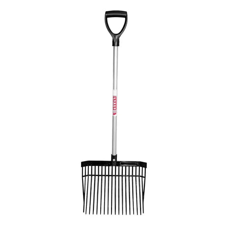 Red Gorilla Bedding Fork Short D-Handle Black Forks