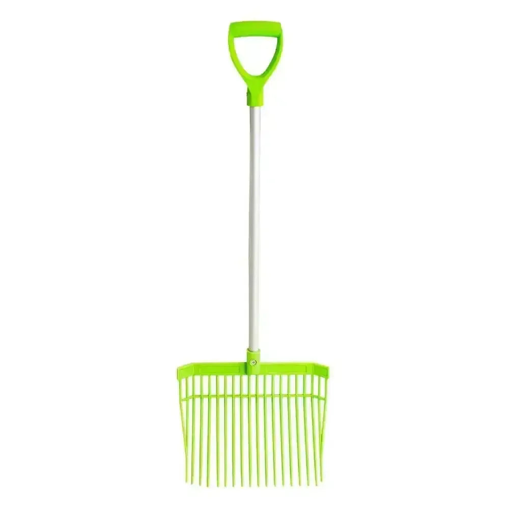 Red Gorilla Bedding Fork Short D-Handle Pistachio Forks