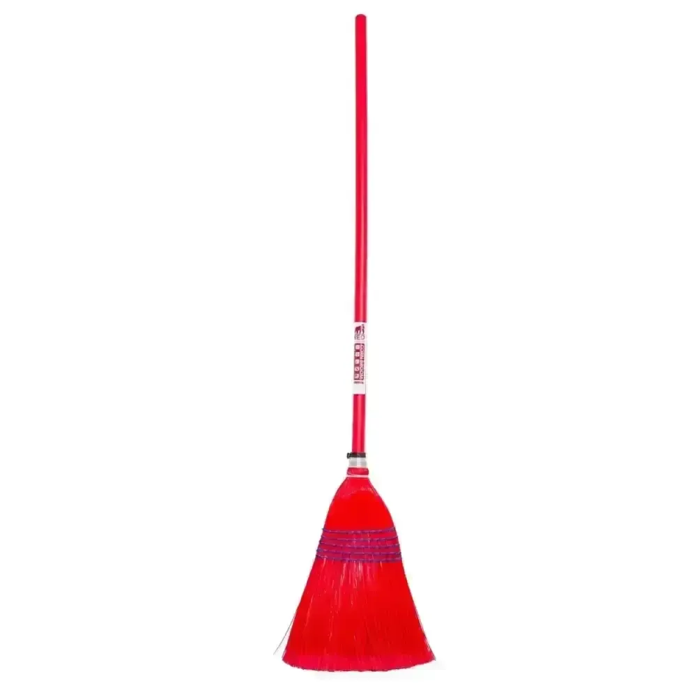 Red Gorilla Deluxe Broom Red Standard Yard Brooms
