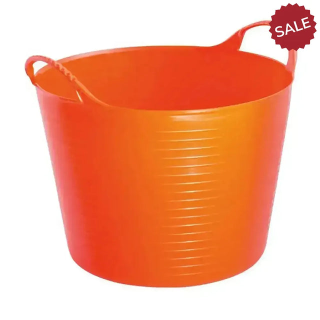 Red Gorilla Flexible Bucket 14L Small Orange Buckets & Bowls