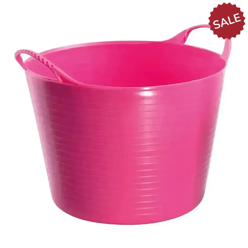 Red Gorilla Flexible Bucket 14L Small Pink Buckets & Bowls