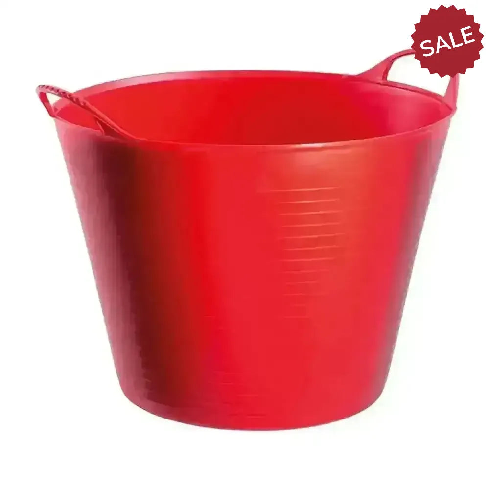 Red Gorilla Flexible Bucket 26L Medium Red Buckets & Bowls