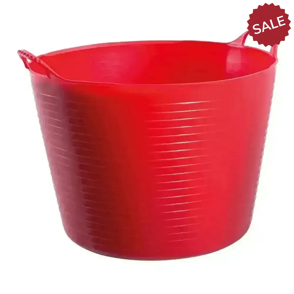 Red Gorilla Flexible Bucket 38L Large Red Buckets & Bowls