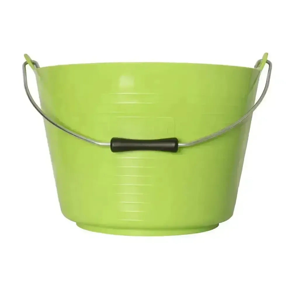 Red Gorilla Flexible Bucket With Handle 22L Pistachio Buckets & Bowls