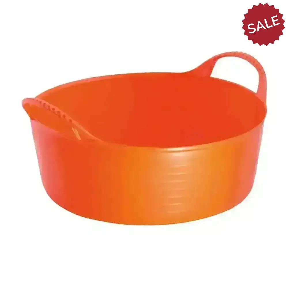 Red Gorilla Flexible Shallow Bucket 15L Small Red Buckets & Bowls