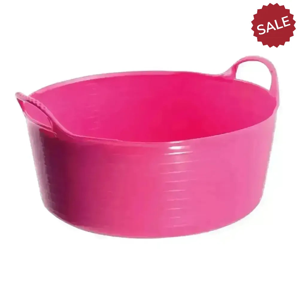 Red Gorilla Flexible Shallow Bucket 15L Small Red Buckets & Bowls