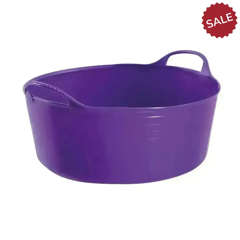 Red Gorilla Flexible Shallow Bucket 15L Small Red Buckets & Bowls