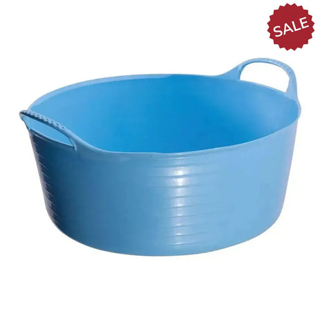 Red Gorilla Flexible Shallow Bucket 15L Small Sky Blue Buckets & Bowls