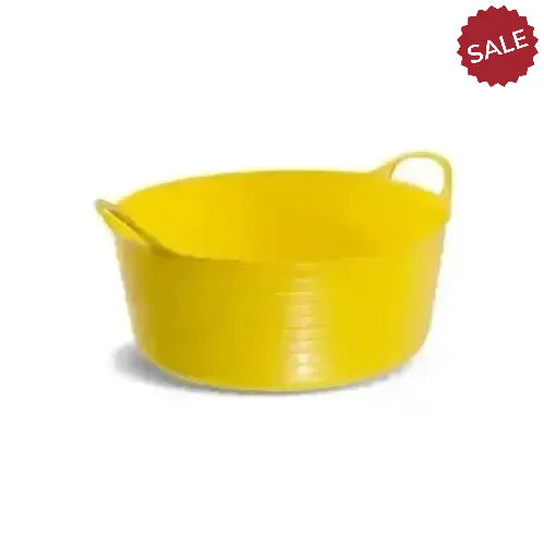 Red Gorilla Flexible Shallow Bucket 15L Small Red Buckets & Bowls