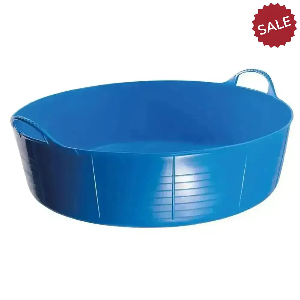 Red Gorilla Flexible Shallow Buckets 35L Large Blue Buckets & Bowls