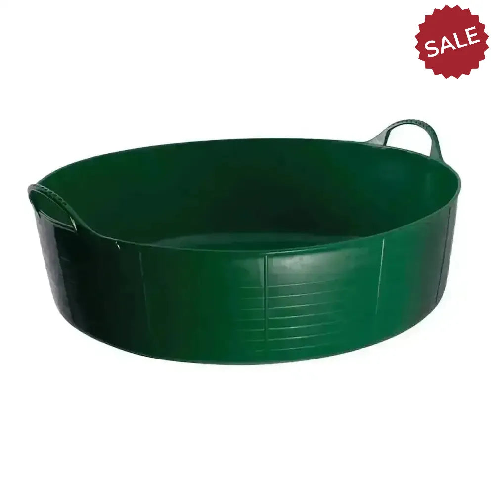 Red Gorilla Flexible Shallow Buckets 35L Large Green Buckets & Bowls