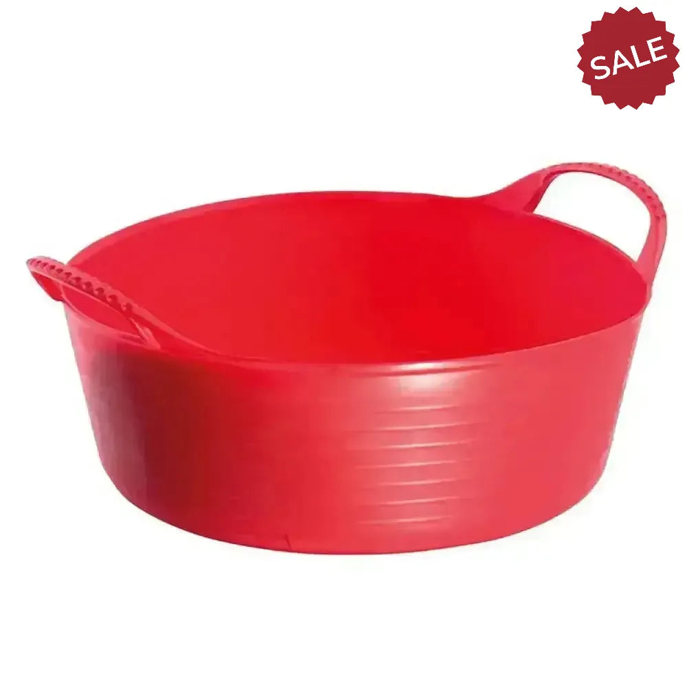 Red Gorilla Flexible Shallow Buckets 5L Mini Red Buckets & Bowls