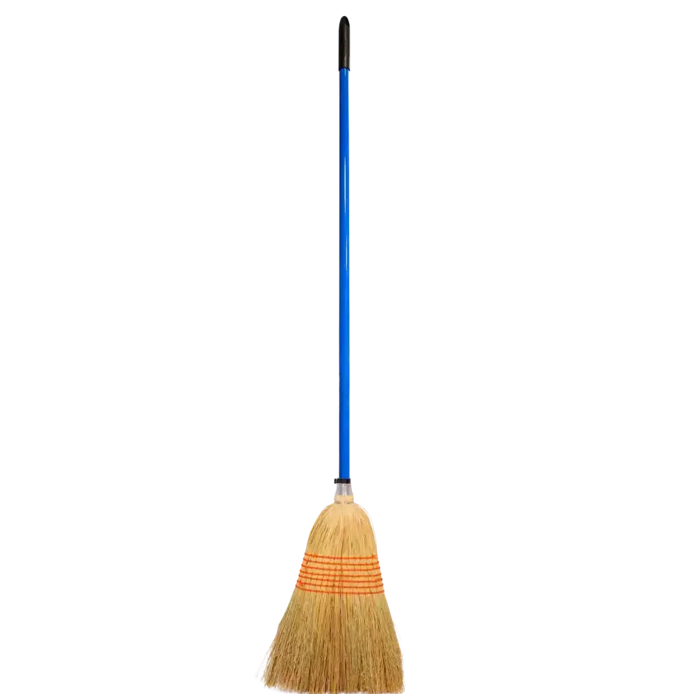 Red Gorilla Mega Corn Broom Blue Yard Brooms