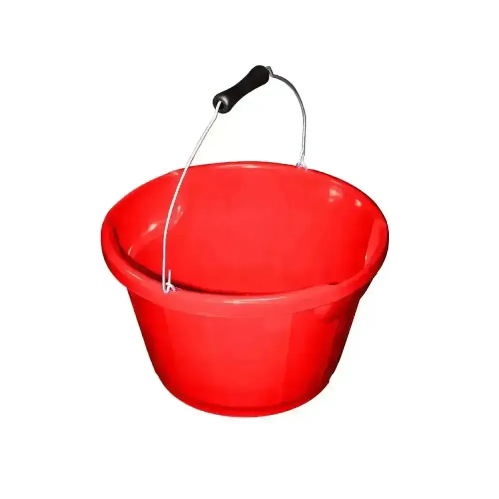 Red Gorilla Plas Feed Bucket 10 Lt Coloured Feed Bucket Red Buckets & Bowls