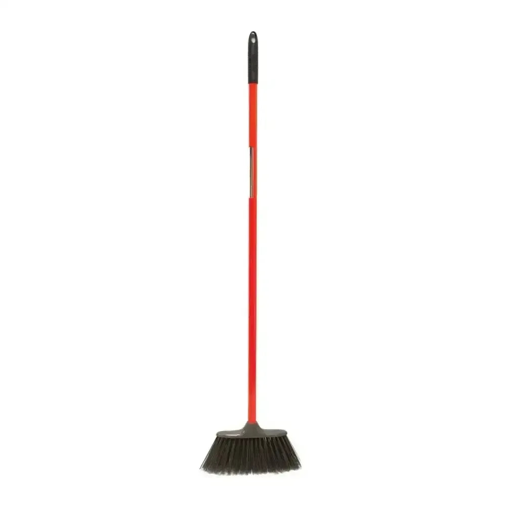 Red Gorilla Poly Yard Broom With Handle Blue Yard Brooms